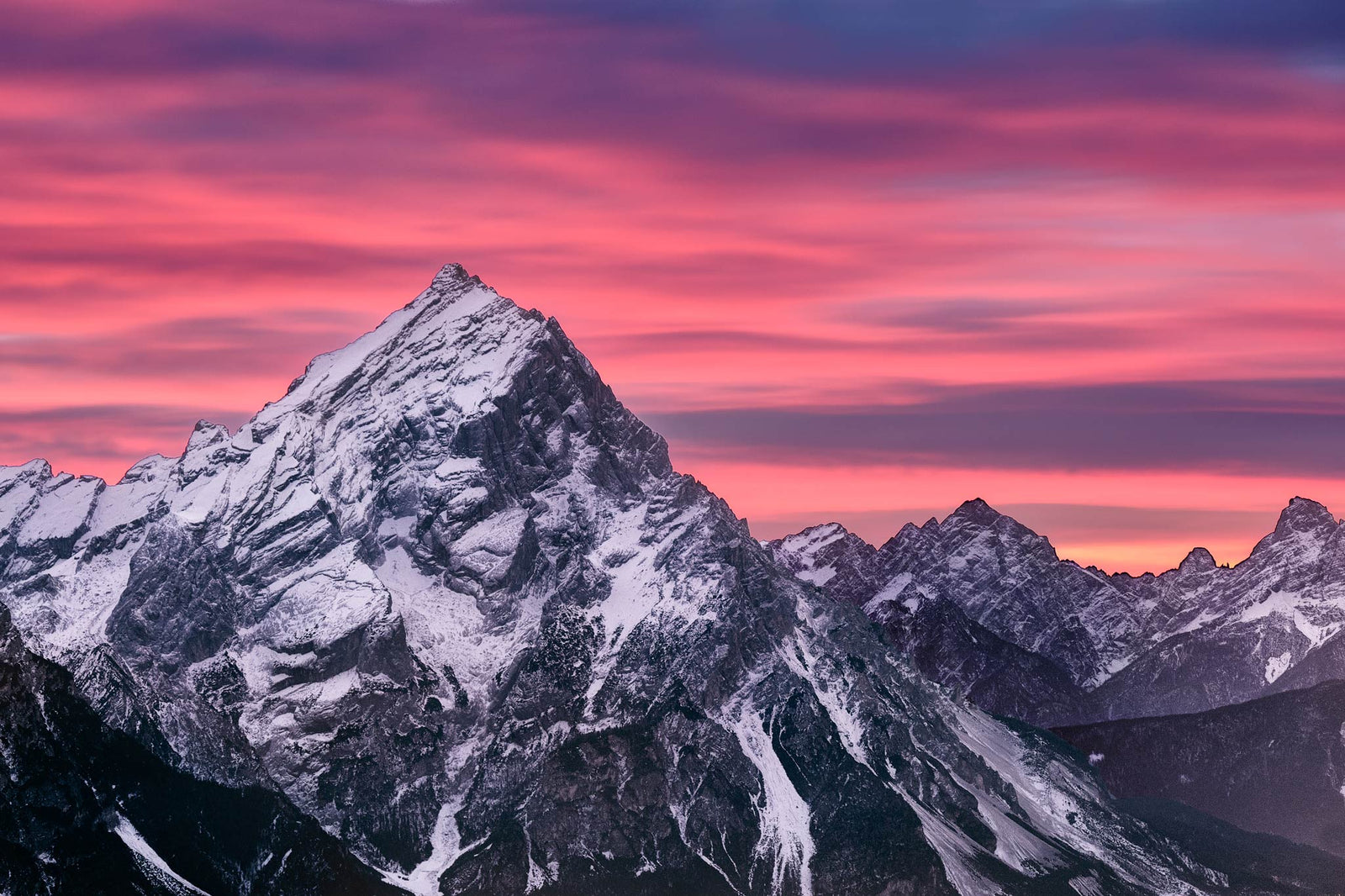 A morning in the Dolomites.