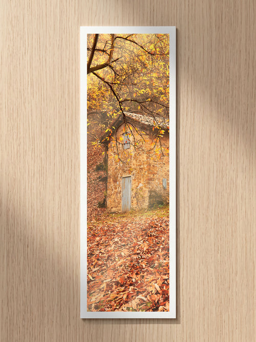 Autumn Cottage fine art bookmark printed on 100% cotton paper