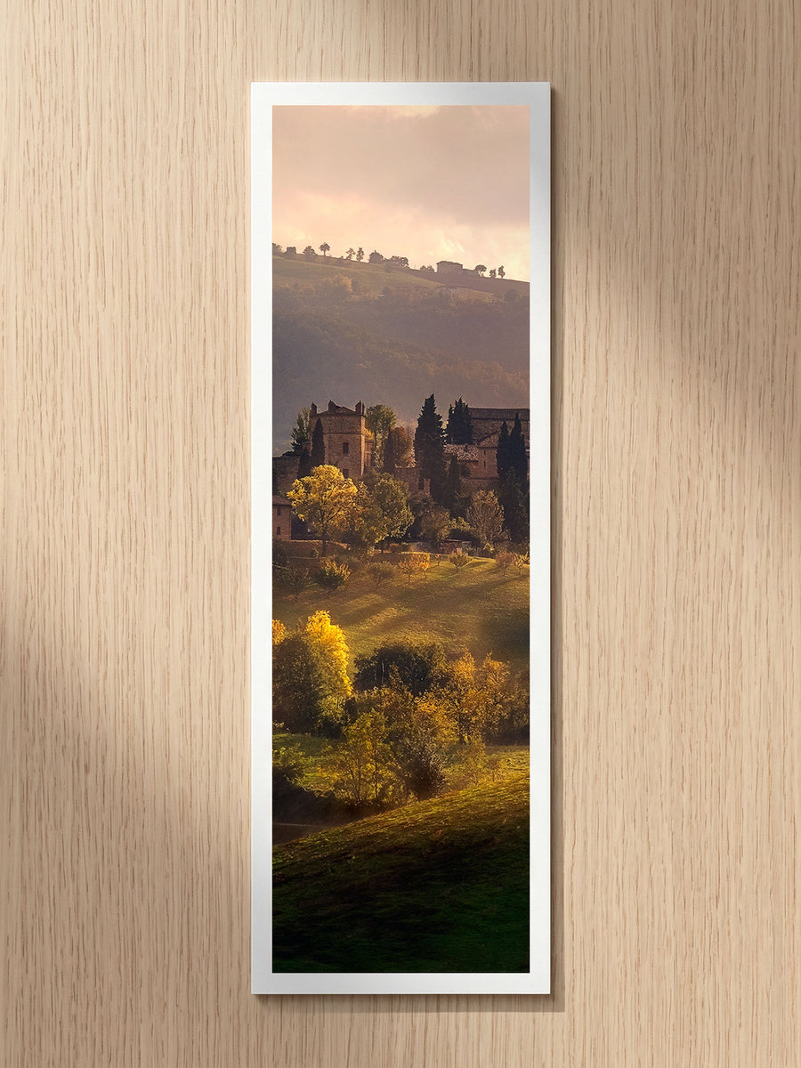 Autumn Hills fine art bookmark printed on 100% cotton paper