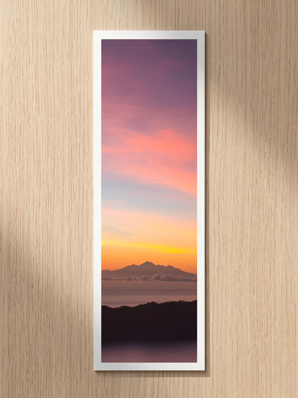 Bali Sunset fine art bookmark printed on 100% cotton paper