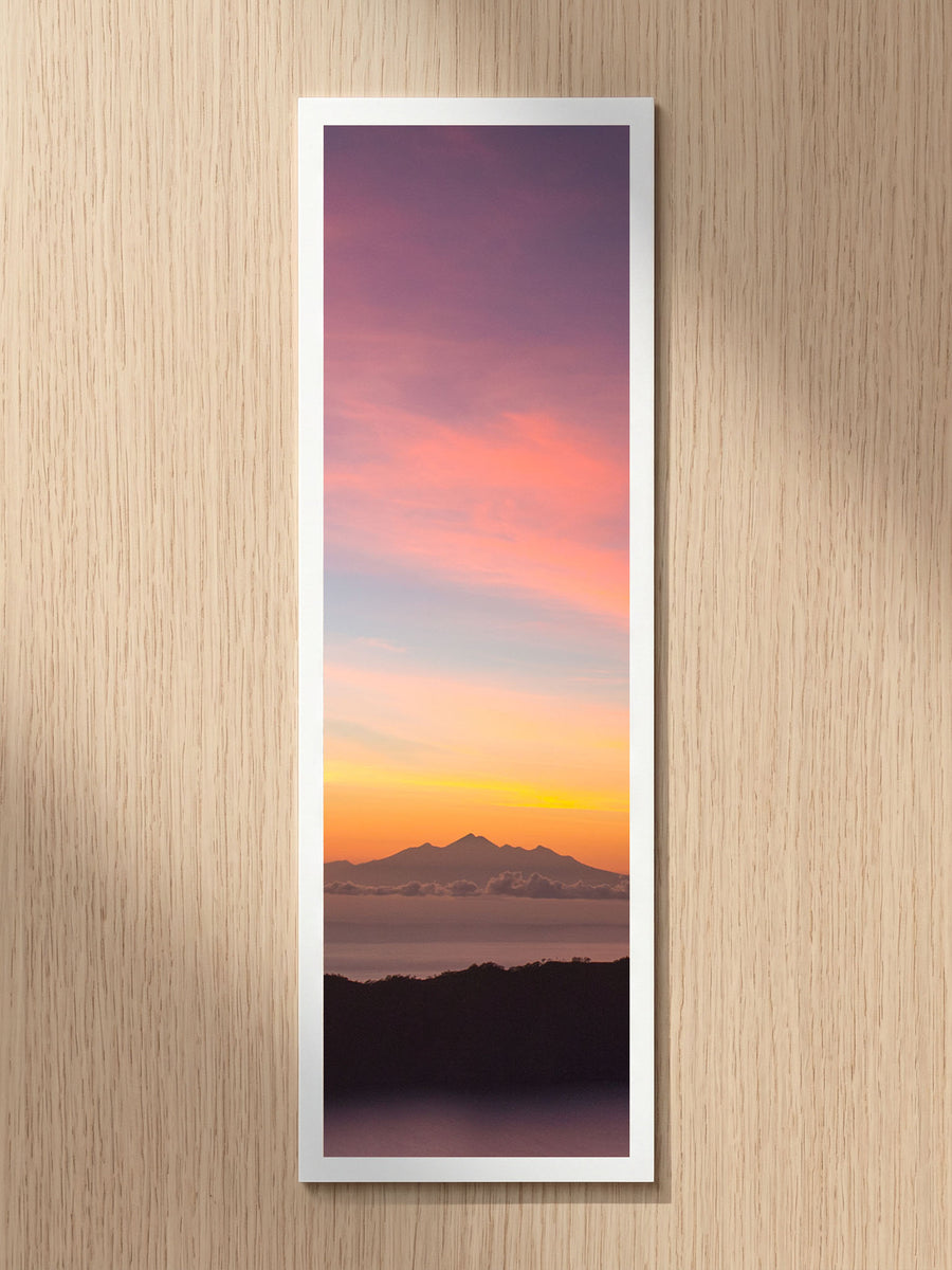 Bali Sunset fine art bookmark printed on 100% cotton paper