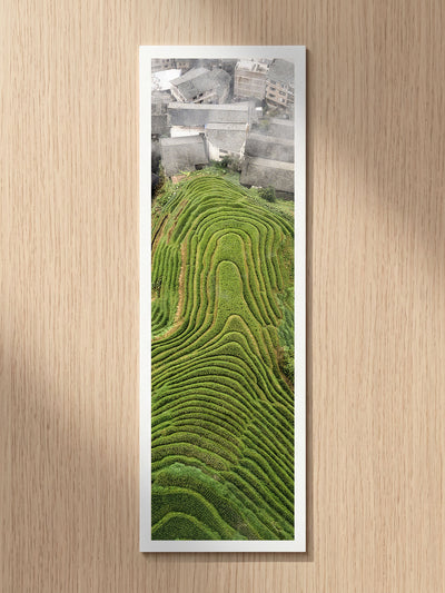 Dragon's Backbone fine art bookmark printed on 100% cotton paper