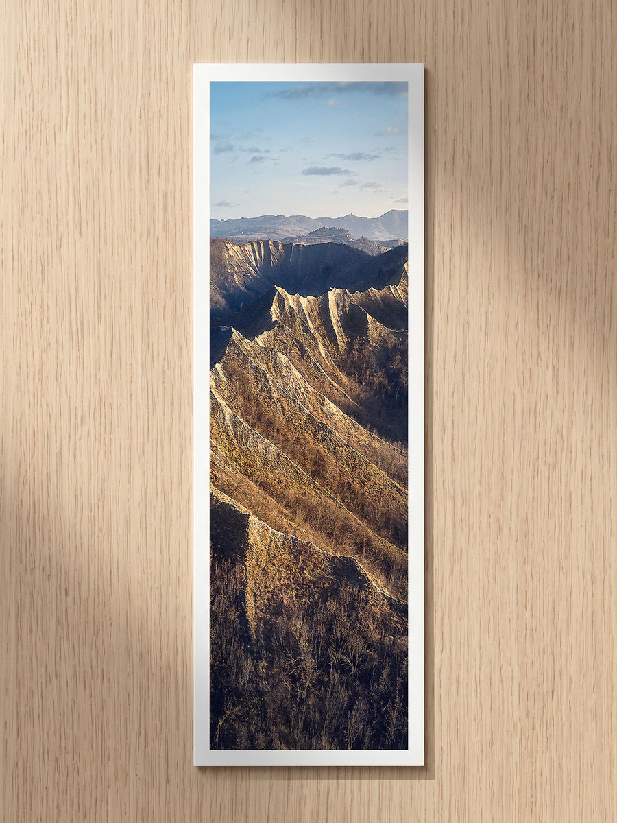 Dragon's Teeth fine art bookmark printed on 100% cotton paper
