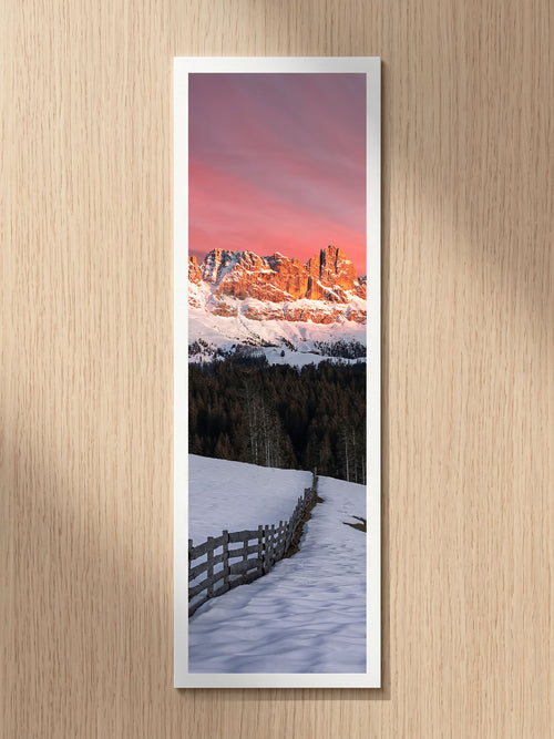Enrosadira fine art bookmark printed on 100% cotton paper