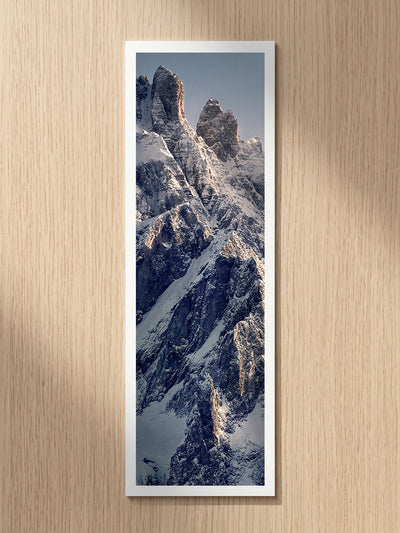 Icy Summit fine art bookmark printed on 100% cotton paper