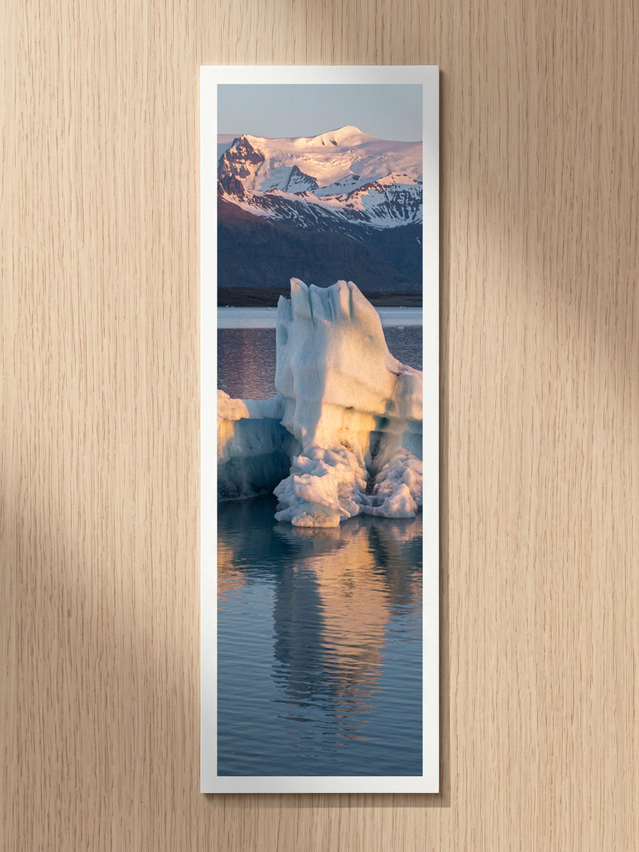 Icy Sunrise fine art bookmark printed on 100% cotton paper