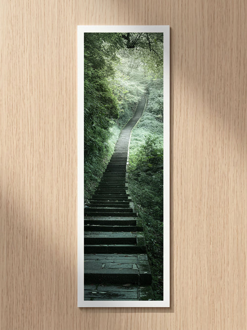 Jungle Stairway fine art bookmark printed on 100% cotton paper