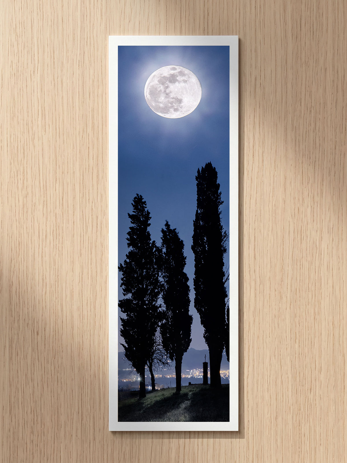 Midnight Veil fine art bookmark printed on 100% cotton paper