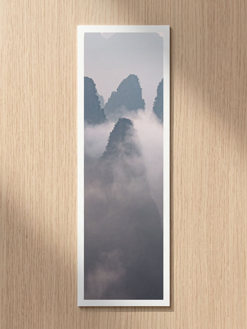 Misty Spires fine art bookmark printed on 100% cotton paper