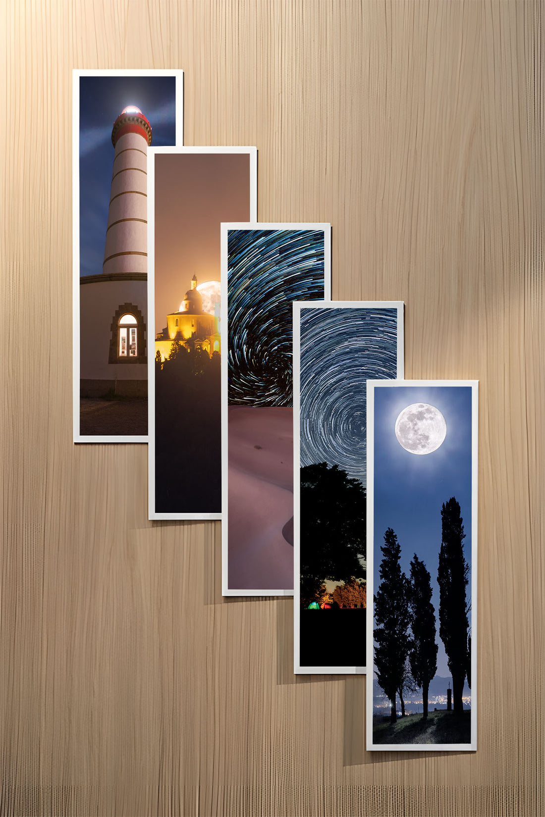Night Watch set of five fine art bookmarks printed on 100% cotton paper