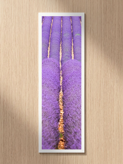 Purple Fields fine art bookmark printed on 100% cotton paper