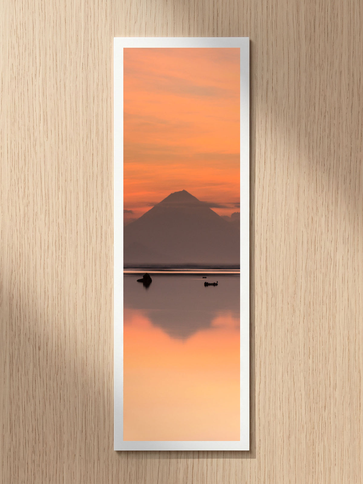 Reflection Twins fine art bookmark printed on 100% cotton paper