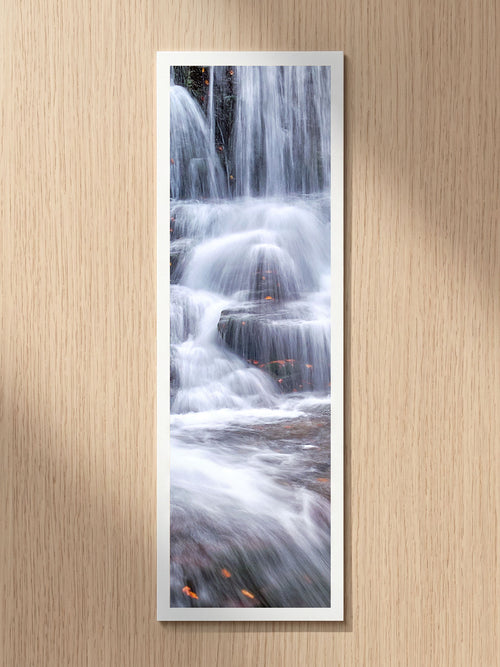 Silver Flowing fine art bookmark printed on 100% cotton paper