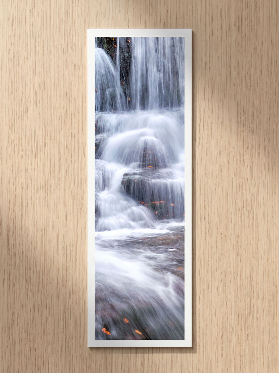 Silver Flowing fine art bookmark printed on 100% cotton paper