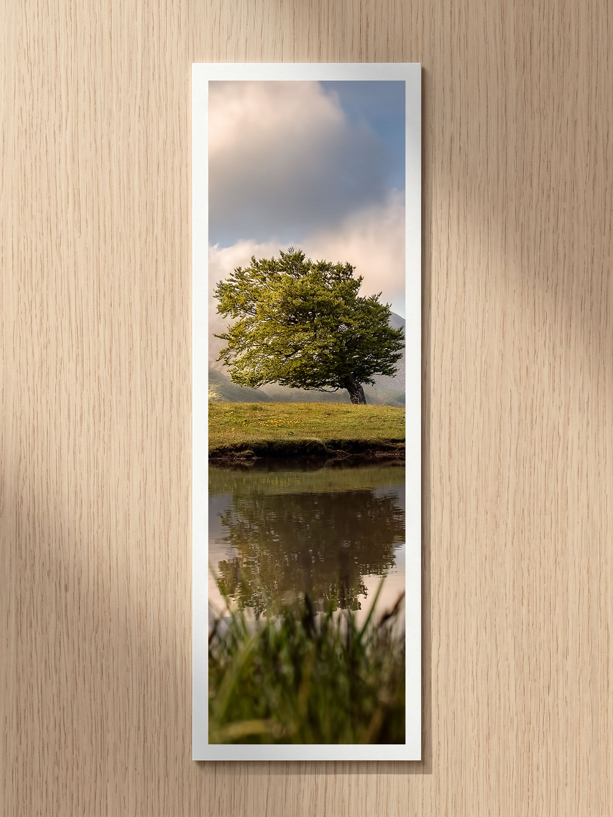 Spring Reflections fine art bookmark printed on 100% cotton paper