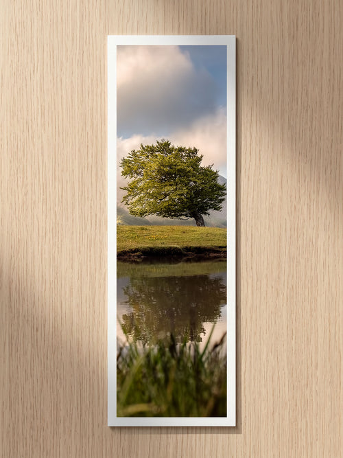 Spring Reflections fine art bookmark printed on 100% cotton paper