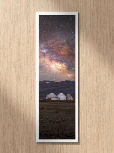 Starry Camp fine art bookmark printed on 100% cotton paper