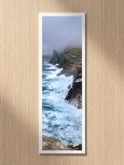Stormy Cliffs fine art bookmark printed on 100% cotton paper