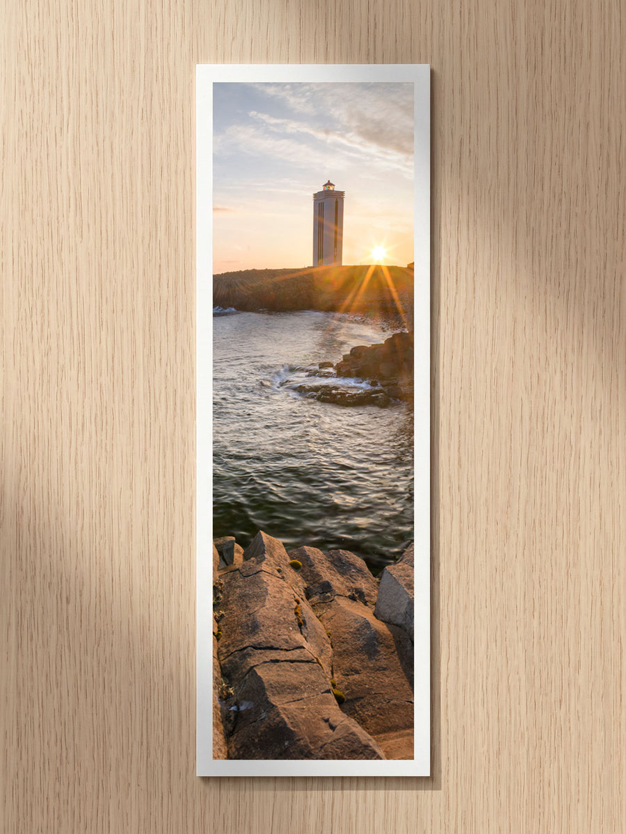 Sunset Beacon fine art bookmark printed on 100% cotton paper