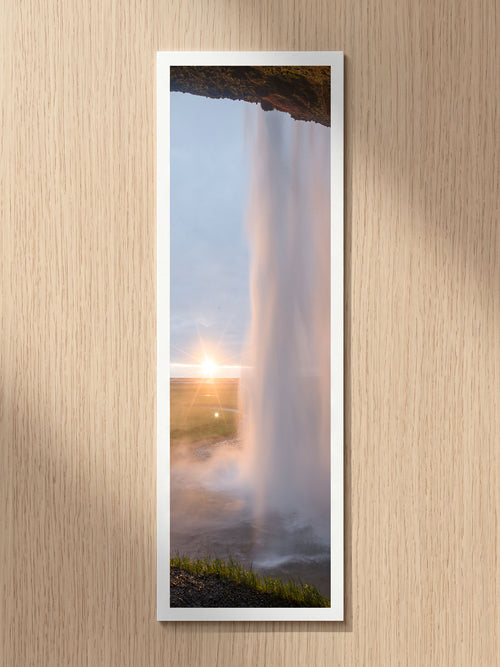 Sunset Curtain fine art bookmark printed on 100% cotton paper