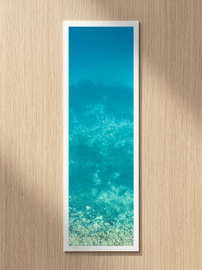 Turquoise Oceania fine art bookmark printed on 100% cotton paper
