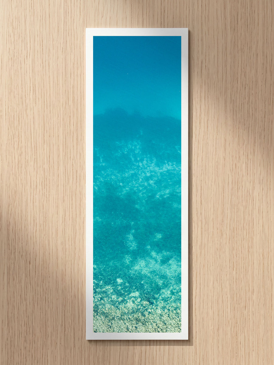 Turquoise Oceania fine art bookmark printed on 100% cotton paper