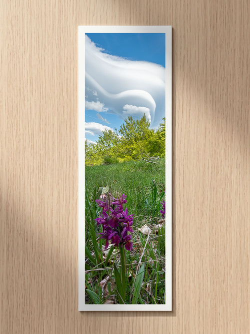 Wild Orchid fine art bookmark printed on 100% cotton paper