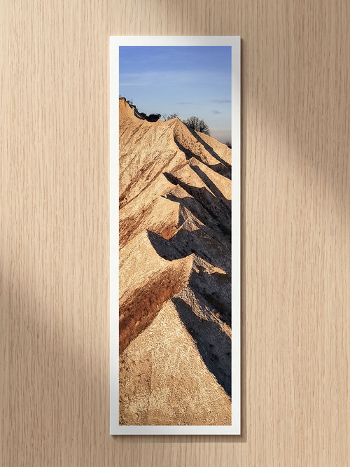 Zigzag Ridge fine art bookmark printed on 100% cotton paper